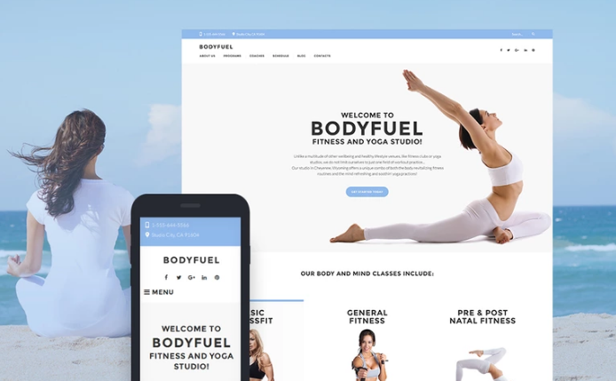 BodyFuel: Responsive WordPress Themes