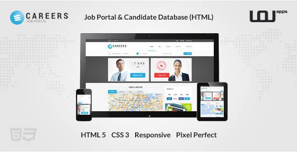 CAREERS: HTML5 Website Templates