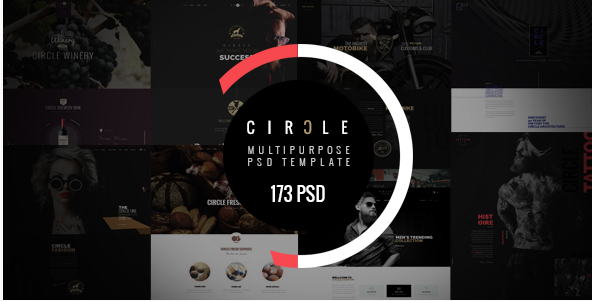CIRCLE - Creative Multipurpose PSD Template