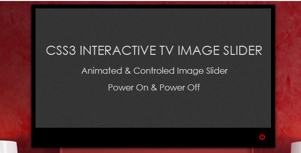 CSS3 Interactive TV Image Slider