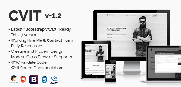 CVIT: HTML5 Resume Templates