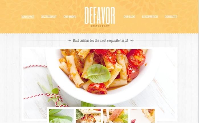 Cafe and Restaurant PSD Template