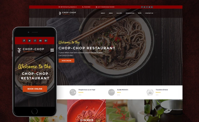 Chop-Chop: Responsive WordPress Themes