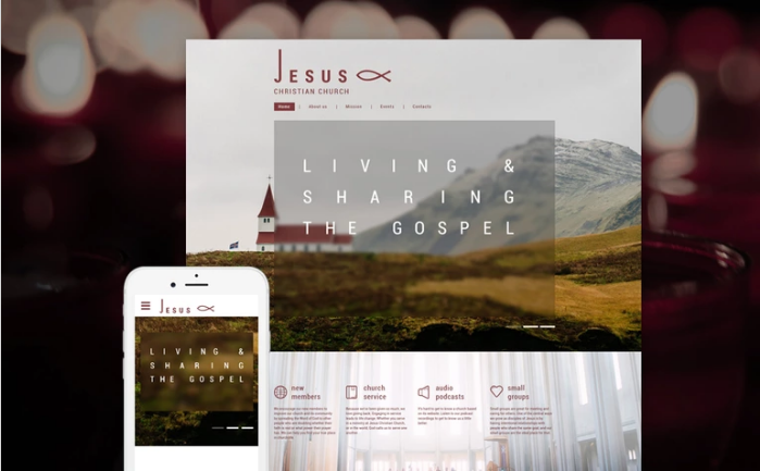 Christian Responsive Website Template