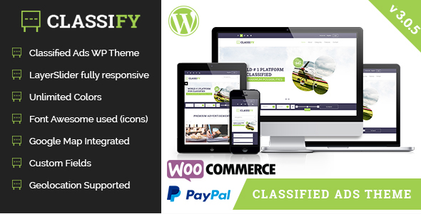 Classify - Classified Ads WordPress Theme