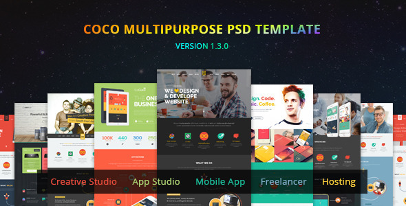 Coco: Best Selling PSD Design Templates