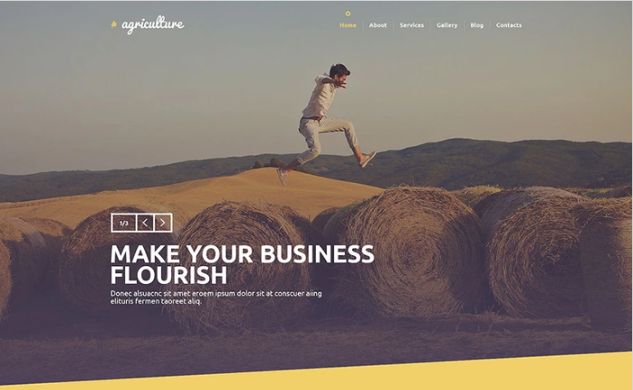 Crop Farming WordPress Theme