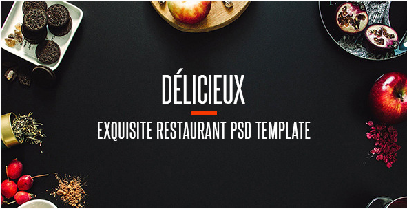 Delicieux - Exquisite Restaurant PSD Template