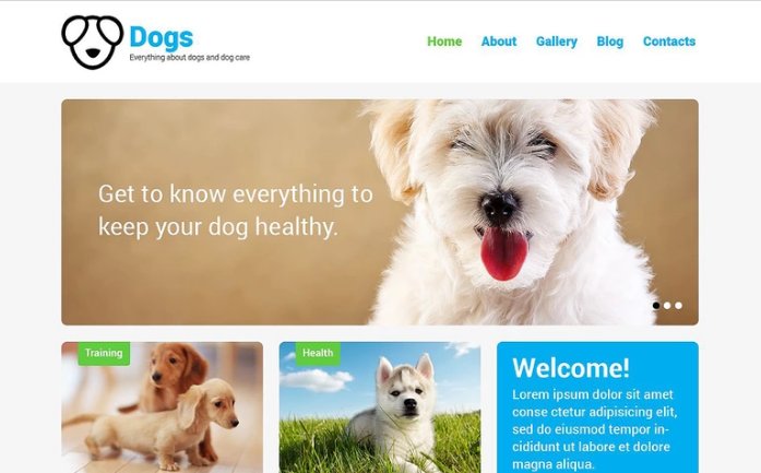 Dogs Responsive WordPress Theme