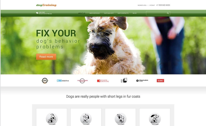 Dog Responsive WordPress Theme