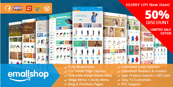 EmallShop: Responsive WordPress Themes