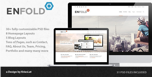 Enfold: Best Selling PSD Design Templates