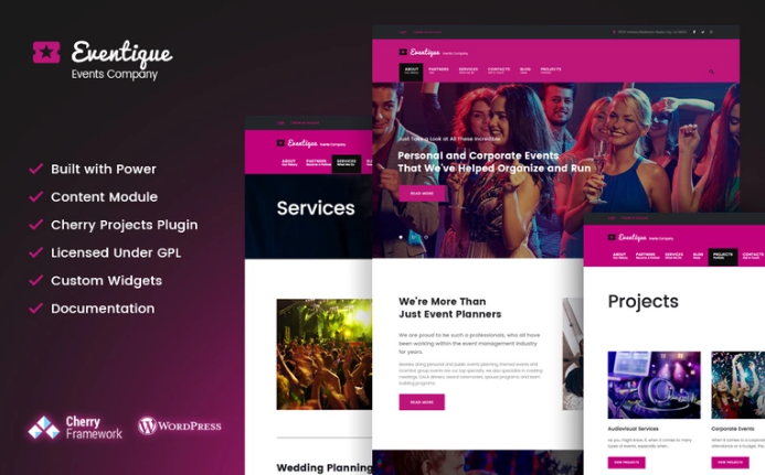 Eventique: Responsive WordPress Themes