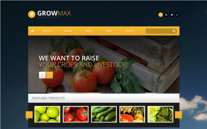 Farm Industry WordPress Theme