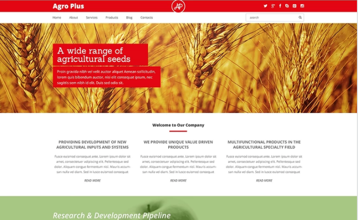 Farm Responsive WordPress Theme