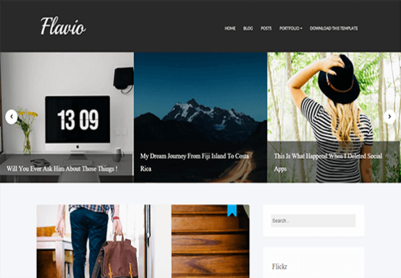 Flavio-Free Blogger Template