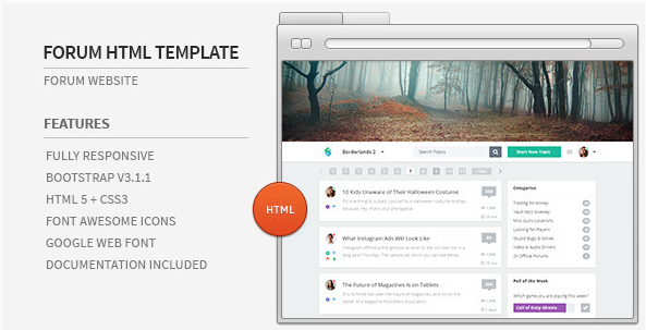 Forum: HTML5 Website Templates