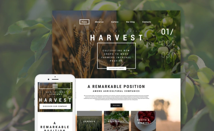 Harvest WordPress Theme