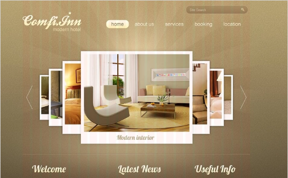 Hotels PSD Template