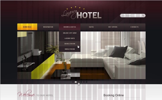 Hotels PSD Template