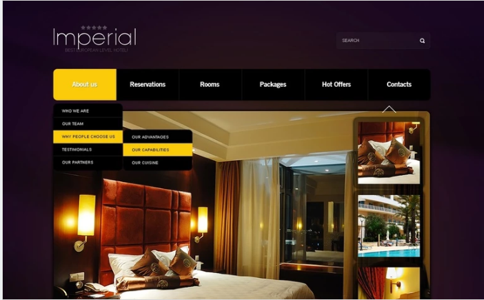 Hotel PSD Design