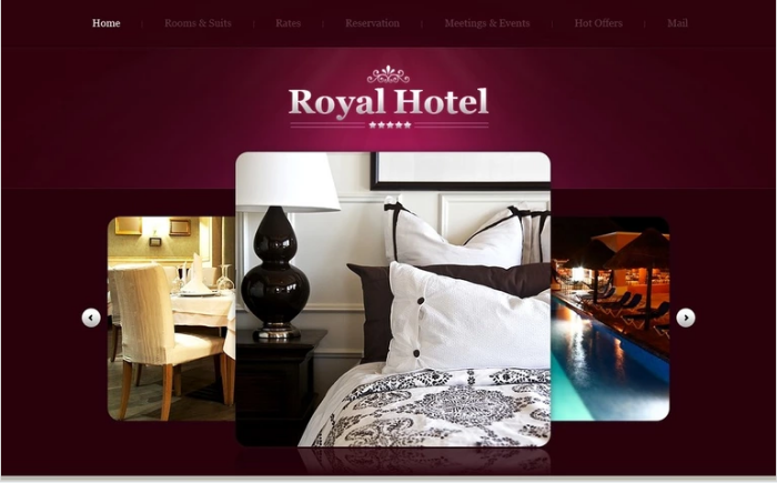 Best Hotel PSD Design Templates