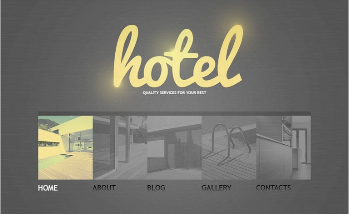 Hotels PSD Template