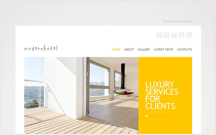 Hotels PSD Template