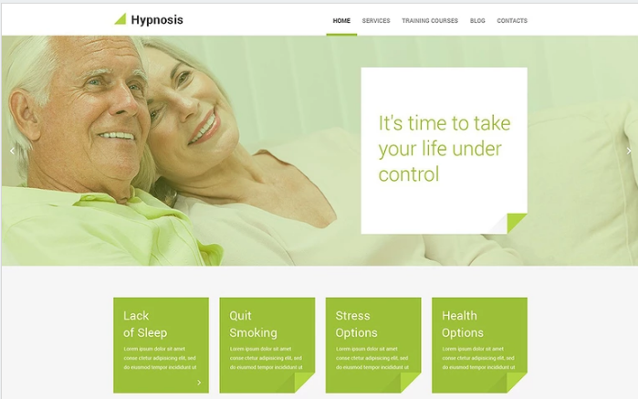 Hypnosis: Health PSD Design Templates