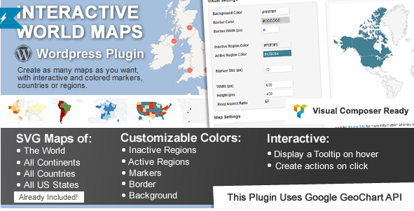 Interactive World Maps: Best Selling WordPress Plugins
