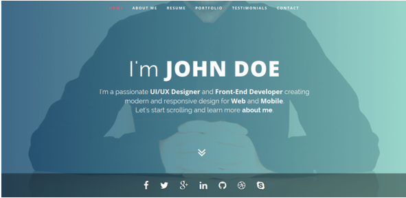 Intima: HTML5 Resume Templates