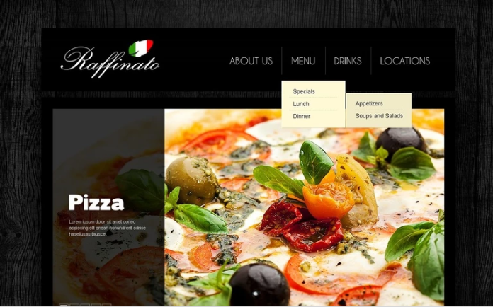 Italian Restaurant PSD Desgin Templates