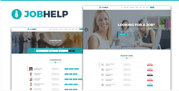 Jobhelp - Job Board PSD Template