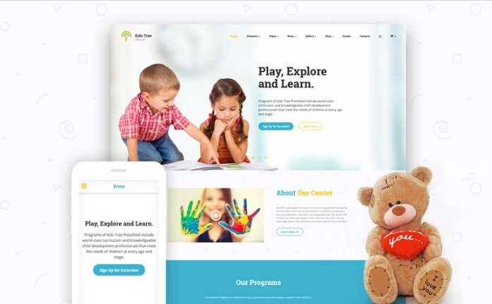 Kids Tree: HTML5 Website Templates