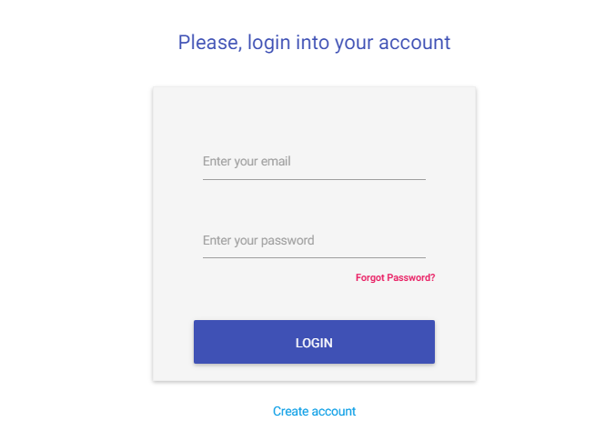 Login Form with Materializecss