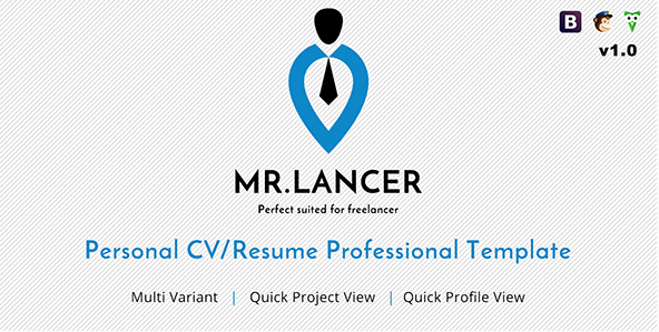 Mr.Lancer: Resume Website Templates