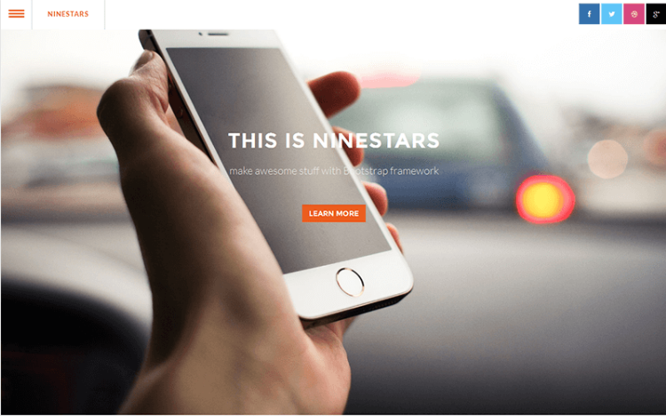 Ninestars – Free Bootstrap 3
