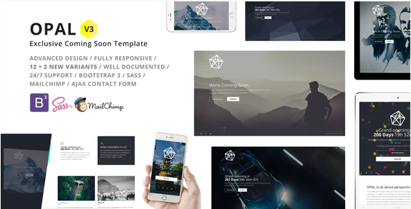 OPAL: Cooming Soon HTML5 Templates
