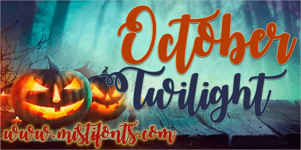 October Twilight Font