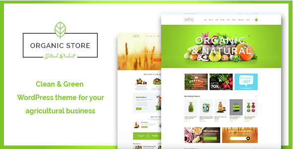 Organic Store: WordPress Agriculture Themes