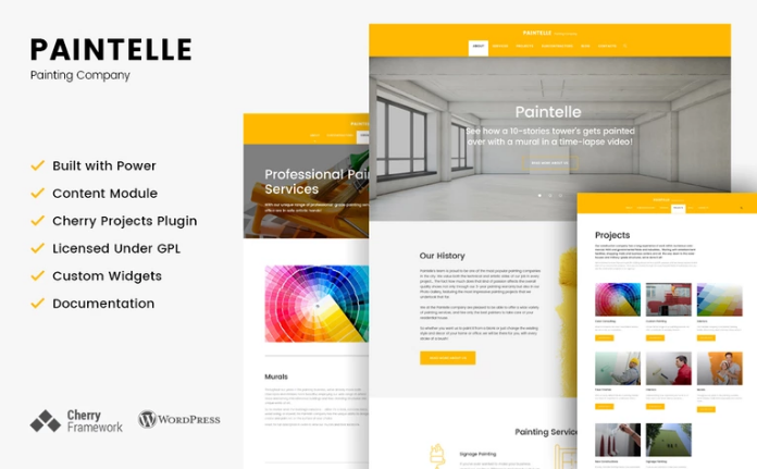 Paintelle: Responsive WordPress Themes