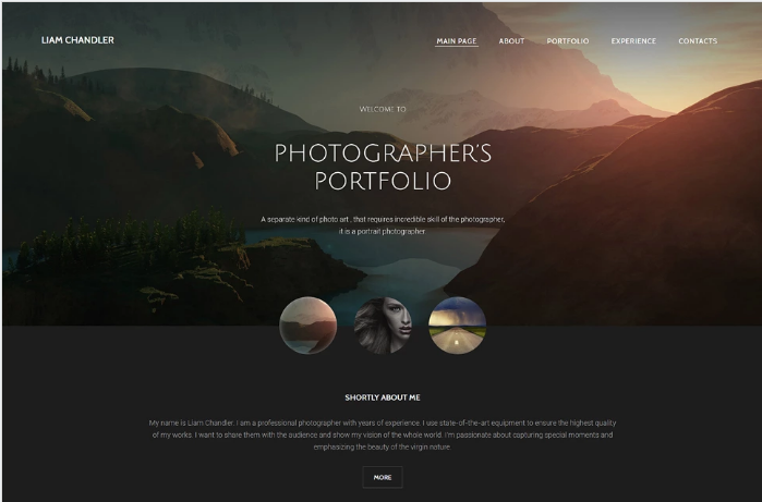 Photographer Portfolio