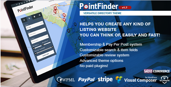 Point Finder - Directory WordPress Theme