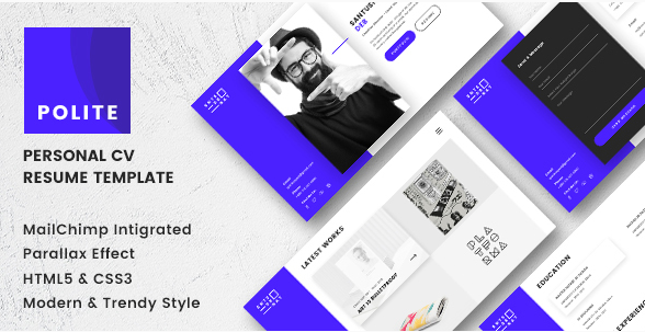 Polite: Resume Website Templates