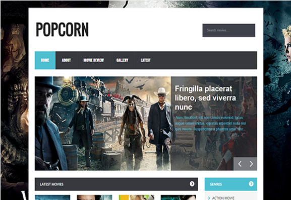 PopCorn-Free Blogger Template