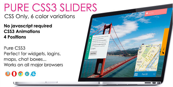 Pure CSS3 Sliders