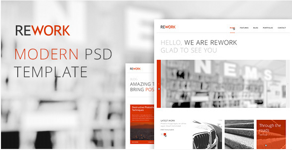 REWORK: Best Selling PSD Design Templates