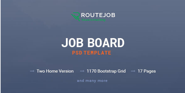 Best Job Board PSD Design Templates