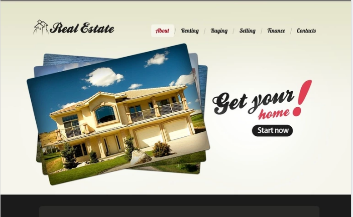 Real Estate PSD Template