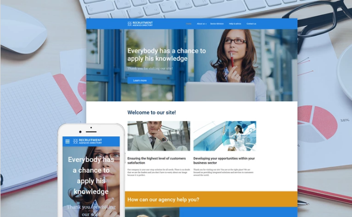 Recruit Website Template